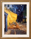 Buy The Caf&eacute; Terrace on the Place du Forum, Arles, at Night, c.1888 at AllPosters.com