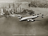 Buy Lockheed Constellation, New York 1950 at AllPosters.com