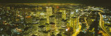 View of a City Lit Up at Night, View from Cn Tower, Toronto, Ontario, Canada
