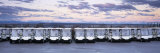 Golf Carts Parked in a Parking Lot, Rocky Mountains, Cochrane, Alberta, Canada