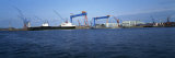 Dockyard at a Harbor, Kiel, Schleswig-Holstein, Germany