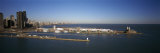 Amusement Park with Buildings at the Waterfront, Navy Pier, Lake Michigan, Chicago, Illinois, USA