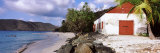 Building on the Beach, Cinnamon Bay, Virgin Islands National Park, St. John, US Virgin Island
