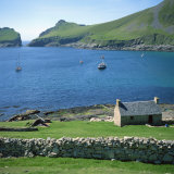 Buy Cottage Beside Village Bay, St. Kilda, Western Isles, Outer Hebrides, Scotland, United Kingdom at AllPosters.com