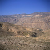 Deep Gorge Passed by the King's Highway Between Kerak and Shobak, Biblical Zered, Wadi Hasa, Jordan