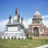 Buy Alamo Monument and the State Capitol in Austin, Texas, United States of America, North America at AllPosters.com