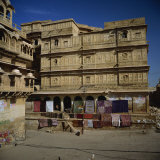 Buy Havelis, Sandstone Houses Built by Wealthy Merchants, Jaisalmer, Rajasthan State, India at AllPosters.com