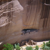 Buy Cliff Dwellings under the Rock Face in the Canyon De Chelly, Arizona, USA at AllPosters.com