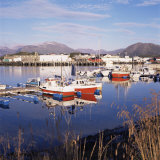 Buy Fishing Boats in Harbour, Sommeroy, Near Tromso, Within the Arctic Circle, Norway, Scandinavia at AllPosters.com