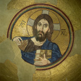 Buy Mosaic of the Almighty, Pantocrator, in the Monastery of Daphni, Greece, Europe at AllPosters.com