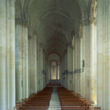 Buy Interior of 12th Century Romanesque Church, Cunault in Anjou, Pays De La Loire, France at AllPosters.com