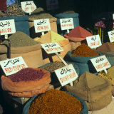 Buy Close Up of Pyramids of Loose Spices for Sale in Local Market, Aswan, Egypt, North Africa, Africa at AllPosters.com