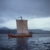 Buy Replica Viking Ships, Oseberg, West Norway, Norway, Scandinavia, Europe at AllPosters.com