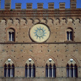 Buy Bronze Panel Ihs, on the Wall of a Building in Siena, Tuscany, Italy at AllPosters.com