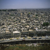 Buy Aerial View over the City of Aleppo, Seen from the Arab Citadel, Syria, Middle East at AllPosters.com