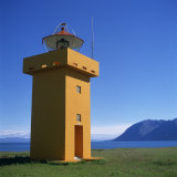 Buy Lighthouse on the Coast of the Island of Flatey, North Iceland, Polar Regions at AllPosters.com