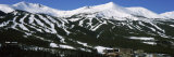 Ski Resorts in Front of a Mountain Range, Breckenridge, Summit County, Colorado, USA