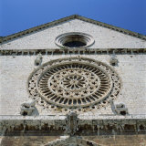 Buy Rose Window of Cheise Superiore in the Basilica Di San Francesco, at Assisi in Umbria, Italy at AllPosters.com