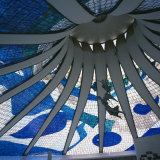 Buy Interior of the Roof of the Catedral Metropolitana, Brasilia, Brazil, South America at AllPosters.com