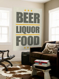 Beer, Liquor, Food