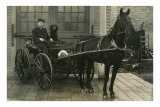 Buy Man in Buggy with Dog at AllPosters.com
