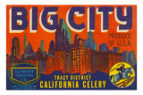 Big City Celery Crate Label