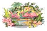 Flamingos in the Tropics