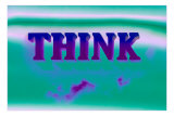 Buy Think, Purple and Green at AllPosters.com
