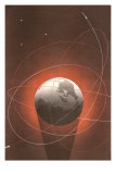 Buy Rocket Paths Around Globe at AllPosters.com