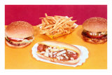 Burgers, Fries, Sloppy Joe
