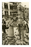 Feeding the Pigeons in the City Square