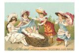 Victorian Soap, Baby in Basket