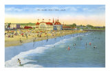 Buy Beach at Santa Cruz at AllPosters.com