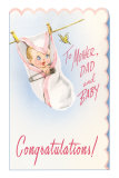 Congratulations, Baby Hanging on Line