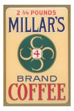 Millar's Coffee Label