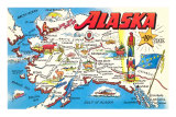 Buy Map of Alaska at AllPosters.com