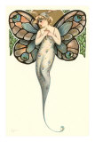 Butterfly Lady, Art Nouveau