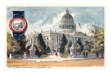 Buy State Capitol with Medallion, California at AllPosters.com