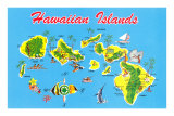 Map of Hawaii