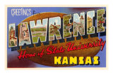 Greetings from Lawrence, Kansas