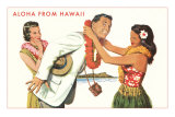 Aloha, Man Getting Lei, Hawaii