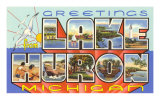 Greetings from Lake Huron, Michigan