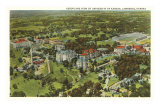 Buy Aerial View, University of Kansas, Lawrence, Kansas at AllPosters.com