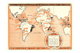 Buy Coffee Map of the World at AllPosters.com
