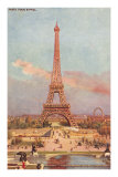 Paris - Eiffel Tower Premium Poster