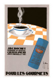 Pour Les Gourmets Coffee, Cup on Tablecloth