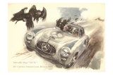 Buy Mercedes Sportscar with Vultures at AllPosters.com