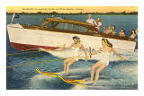Buy Water Skiers, Daytona Beach, Florida at AllPosters.com