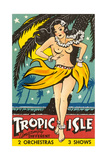 Tropical Girl Pin Up