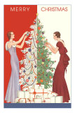 Deco Merry Christmas with Tree and Presents